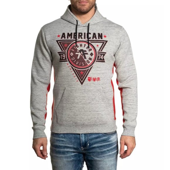 AMERICAN FIGHTER Men's HOODIE SIENA HEIGHTS L/S - Picture 4 of 8